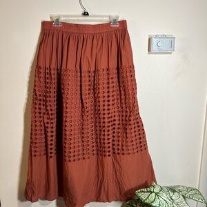 Elegant Rust Skirt